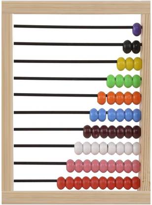 HK Sport & Toys Wooden Educational Abacus Counting Frame / Tool, Abaco ancient way to learn Math