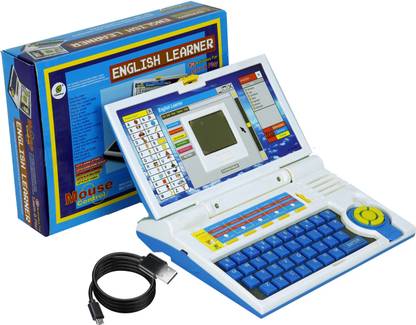 STORITE Educational Laptop Computer Toy with Mouse for Kids Above 3 Years