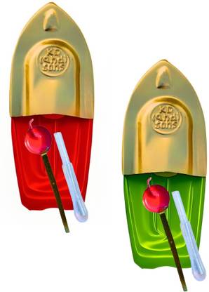 kd and sons Set of 2 steam Boat with free candle & dropper|| pop pop Boat