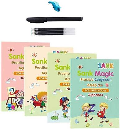 VMV FUZON Magic Practice Copy Book Children Tracing Book Kids Education Learning Books V29