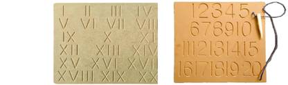REWASHREE CRAFT WORLD Roman Ginti 1-20 & Numbers 1-20 Combo Tracing Boards Nursery Kids