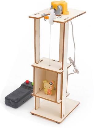 IDUINO DIY Electric Elevator Lift Model Children Boy Toys