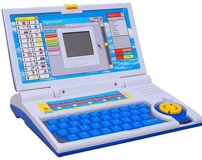 AMYCAUR Educational Computer ABC/123 Learning Kids Laptop with LED Display Learning Toy