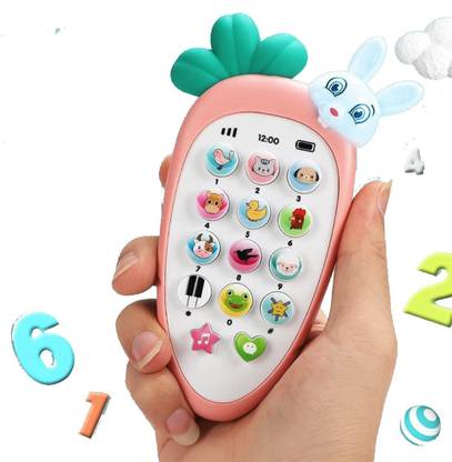 TOY KINGDOM Learning Kids Mobile Rabbit Phone Toy Playing Mobile Phone For Kids