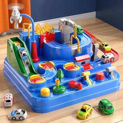 MY KAFERS Adventure Track Car Toy Set for Kids
