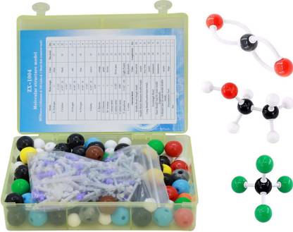 PATPAT Chemistry Molecular Model Kit (267 Pieces) 3D Chemistry Molecular Structure