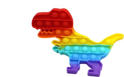 neoinsta shopping Very Beautiful Dinosaur T-Rex Shape Pop It or Popit Toy For Kids