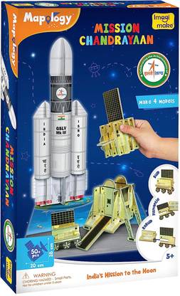 Imagimake Mission Chandrayaan ISRO Rocket Science Model 3D DIY Kit Puzzle