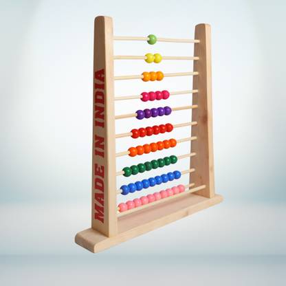eco basket Ecobasket Hand Made Wooden Abbacus Toy For Kids to Learning Counting