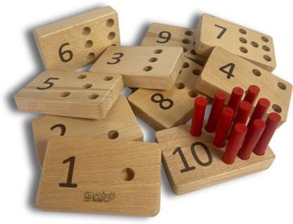Brainytots Numbers Peg Board