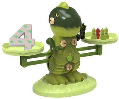 KIDOLOGY Dinosaur Balance Counting Toys, Cool Math Game for Kids Preschool Game