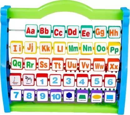 KIDSNEY 4in1 Learning Frame Junior Dlx for Preschool Learning (Multicolor)