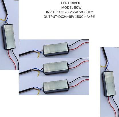 TM&W 50w 1500mA LED DRIVER with 50w Flood Light Output -DC24-40V 1500mA+5%, LED Driver