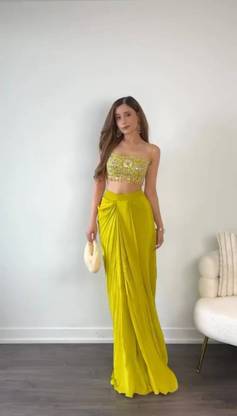 nilormy Embellished Stitched Lehenga with Jacket