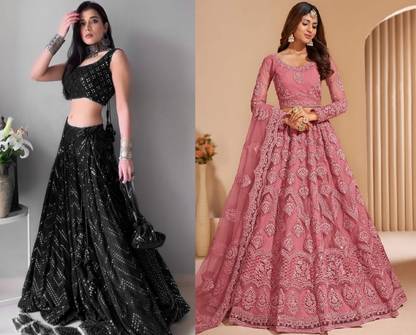 Semi Stitched Lehenga Choli