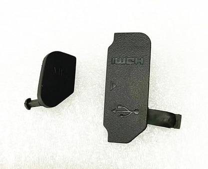 fotokina USB/HDMI DC in/Video Out Rubber Door Bottom Cover Compatible for EOS 6D Mark II  Lens Cap