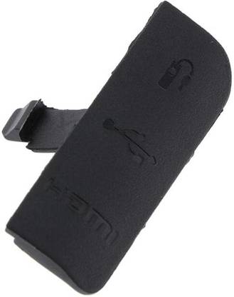 fotokina New USB/HDMI DC Out Rubber Door Bottom Cover Compatible for Canon EOS 1200D  Lens Cap