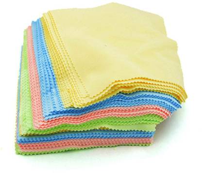 SHARUJA Advanced Imported 100Pcs Microfiber Sunglasses Eyeglass Cleaning Cloth  Lens Cleaner