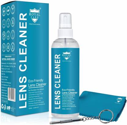 ROYAL CARE PROFESSIONAL Lens Cleaner Kit – Lens Cleaner Spray 100ml + Microfiber Cloths + Screw Drive  Lens Cleaner