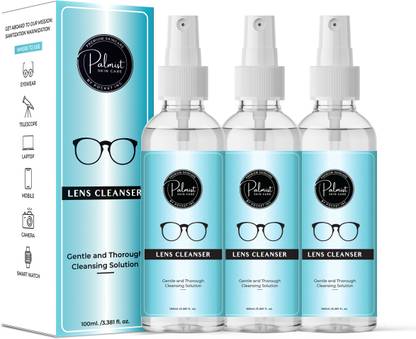 PALMIST Lens Cleaner For Spectacles For All Glasses 100ml Each (Set Of 3 Bottles)  Lens Cleaner
