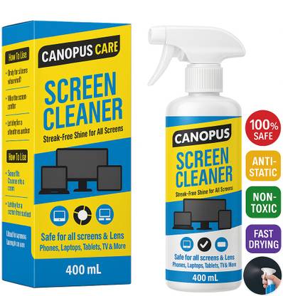 canopus care TV & Laptop Screen Cleaner Cleaning Spray for Display, Mobile & flat Screen  Lens Cleaner