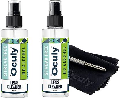 Oculy spray Spectacle Lens Cleaner with Japanese Microfiber Cloth & Mini Screwdriver  Lens Cleaner