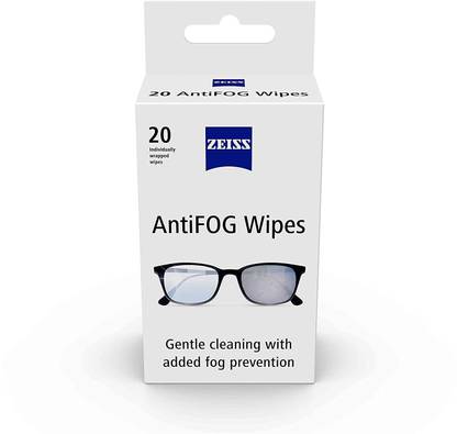 ZEISS Lens Cleaner for Gentle Cleaning with added Fog Free -(60 Wipes)  Lens Cleaner