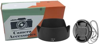 SUPERNIC Combo HB-32 Lens Hood + 67MM Lens Cap  Lens Hood