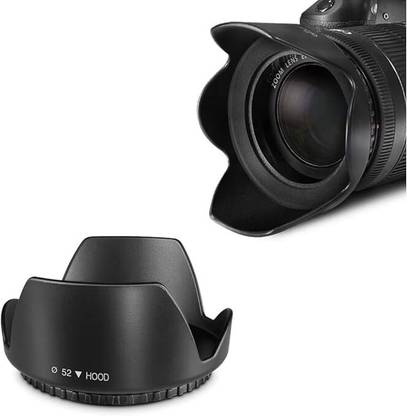 SUPERNIC 52mm Tulip Flower Lens Hood for Nikon D3300 D3200 D3100 D5500 D5300 D5200  Lens Hood