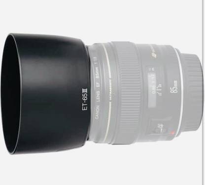 vkslb SLB ET-65III Lens Hood for Canon, EF 85mm USM 100mm ,USM Lens Hood 62 mm Black लेंस हुड