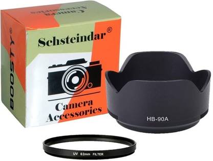 Schsteindar (2Pcs Combo) HB-90A Lens Hood Shade for Nikon Z30 Z50 Z Fc Zfc  Lens Hood