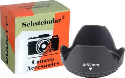 Schsteindar 52mm Lens Hood for Nikon D3300 D3200 D3100 D3000 D5200 D5100 D5000 DSLR Cameras  Lens Hood