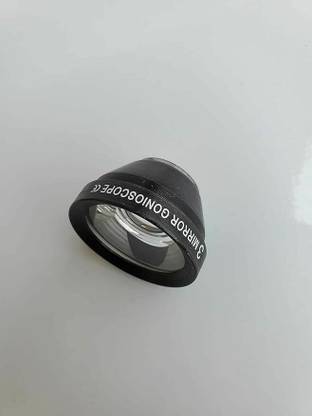 KASHSURG 3 Mirror Gonioscope Lens Aspheric Lens with Manual and Wooden Box Lens Loop