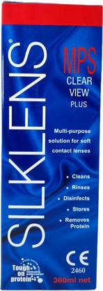 Silklens Clear view Plus Multi-Purpose Lens Cleaning Solution