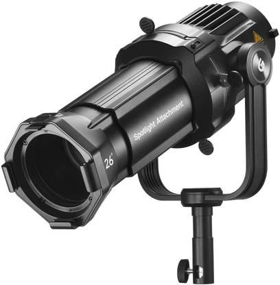 GODOX VSA-26K Spotlight Attachment, 26°  for VL150 VL300 SL150WII UL150 LED Lights Standard Prime  Lens