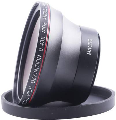 Lyla 58mm 0.43X Wide Angle  with Macro for Canon Rebel T6i T6 T6S T5i T5 T4i Standard Zoom  Lens