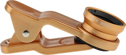 Lyla 3 in 1 Fish Eye +0.67X Wide Angle+10X Macro  for Camera Phone Gold Standard Zoom  Lens