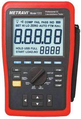Metravi 7272 Digital Micro Ohms Meter, Multicolor, Standard 7272 Digital Micro Ohms Meter, Multicolor, Standard Non-magnetic Electronic Level