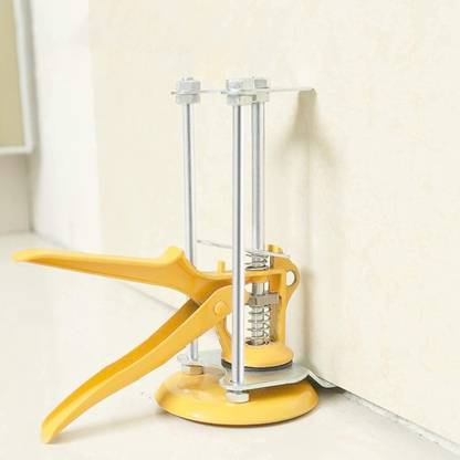 NIKTION Wall Tile Leveling Lifter Top Height Metal PP Yellow Wall Tile Leveling Lifter Top Height Metal PP Yellow Non-magnetic Mason's Level