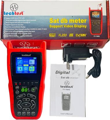 Techtest SF-790G Digital Satellite Finder DB Meter Tester with Spectrum Function Digital Satellite Finder DB Meter Tester with Spectrum Function Non-magnetic Electronic Level