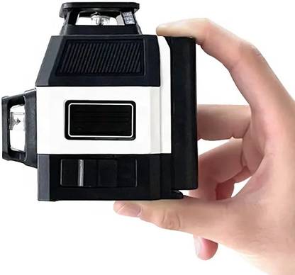 XPR3SS Mini 2400 mAh Rechargeable 12 Lines 3D Level Self-Leveling 3 X 360 Degree Horizontal and Vertical Cross Green Laser Beam Lines Laser Level Non-magnetic Line Level