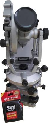 Precise Survey Combo Pack of Engineering Theodolite with 5 Meter Measuring Tape Non-magnetic Surveyor's Level