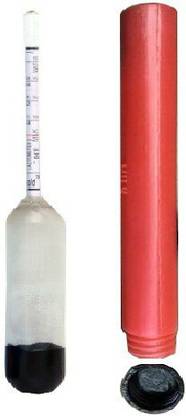GoodsBazaar 2pc Portable Reusable Handheld Glass Lactometer Milk Purity Water Level Testing Milk Adulteration Density Tester Check Water In Milk Non-magnetic Engineer's Precision Level
