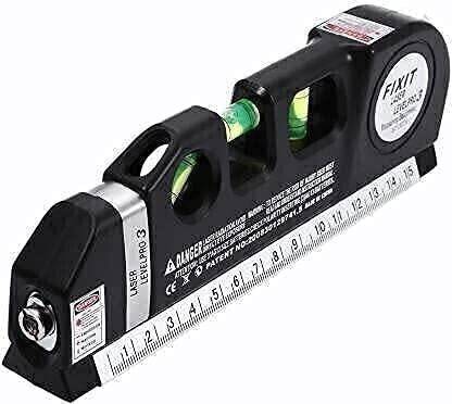 SHUANG YOU Level Laser Plastic Horizon Vertical Measure Tape Magnetic Line Level
