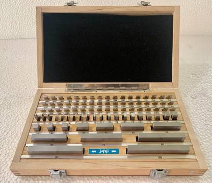 LT China Slip Gauge Set (Grade II) with certificate (83) Non-magnetic Engineer's Precision Level