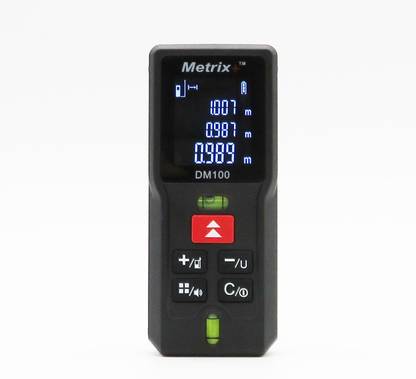 metrixplus DM100 100m Laser Distance Meter DM100 100m Laser Distance Meter Non-magnetic Electronic Level