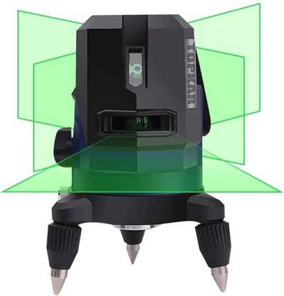 NIKTION 5 Lines 3D Laser Level Machine Green Beam 360 Tool 12 Lines 4 D Rotary Laser Levels Non-magnetic Line Level