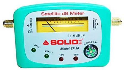 Solid 90 Satellite db Meter Dish Antenna Gain Measuring Instrument Non-magnetic Line Level