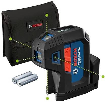 BOSCH GPL 5 G Professional 5-Point Laser Measure GPL 5 G Non-magnetic Line Level