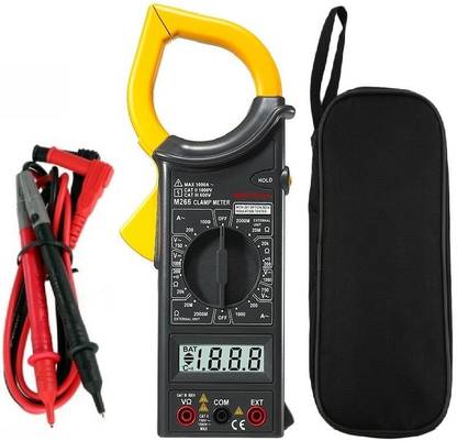 fujitech M266 New Arrival with Anti Drop Handle Digital Clamp Meter Handheld Multimeter AC/DC Voltage, AC Current, Resistance Tester, Diode Check & Continuity Tester, Full Overload Protection, Low Battery Indication & Over-range Indication Electrical Measuring Tool High Quality MASTECH M266 DIGITAL CLAMP METER Magnetic Electronic Level